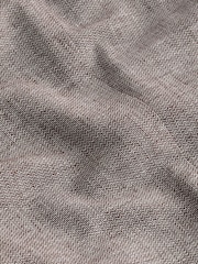 Brown Slim Fit Textured Linen Blend Blazer - Image 7 of 11