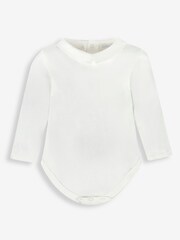 JoJo Maman Bébé Blue 2-Piece Peter Rabbit Embroidered Dungarees & Bodysuit Set - Image 6 of 7