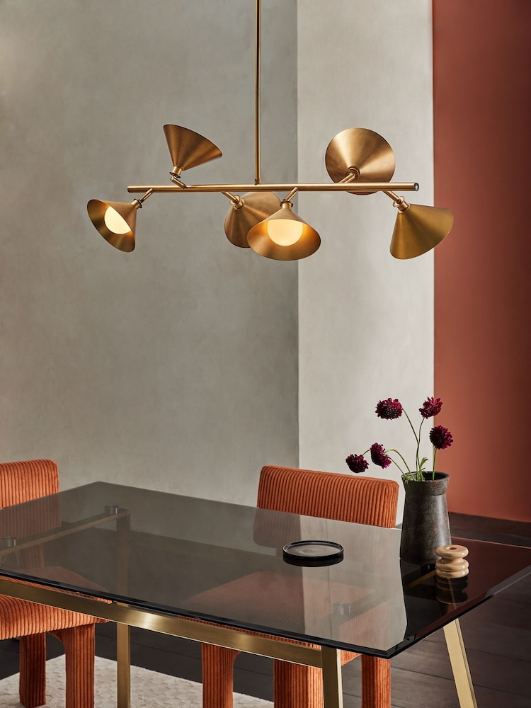 MADE.COM Brass Rhett Ceiling Spotlight - Image 1 of 3