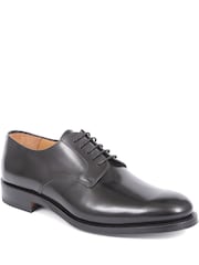 Jones Bootmaker Black Men’s Leather Lace Smart Shoes - Image 1 of 5