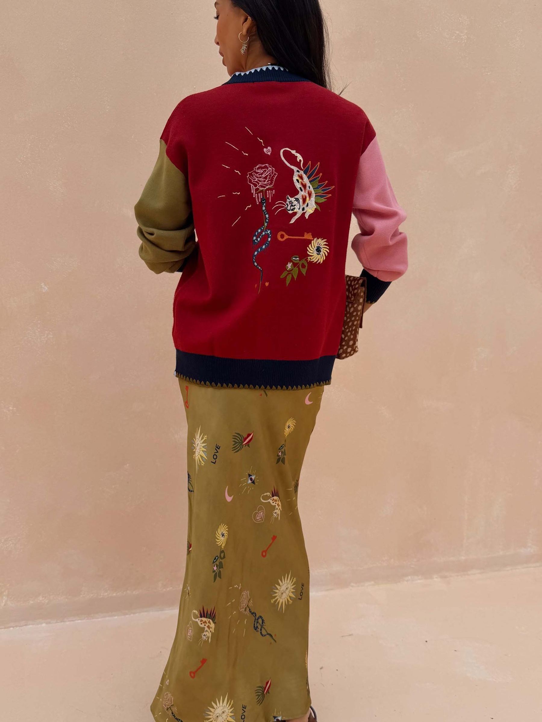 Buy Never Fully Dressed Red Mystical Martha Cardigan from the Next