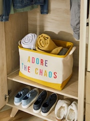 Multi Colour Adore the Chaos Fabric Storage Basket - Image 1 of 6