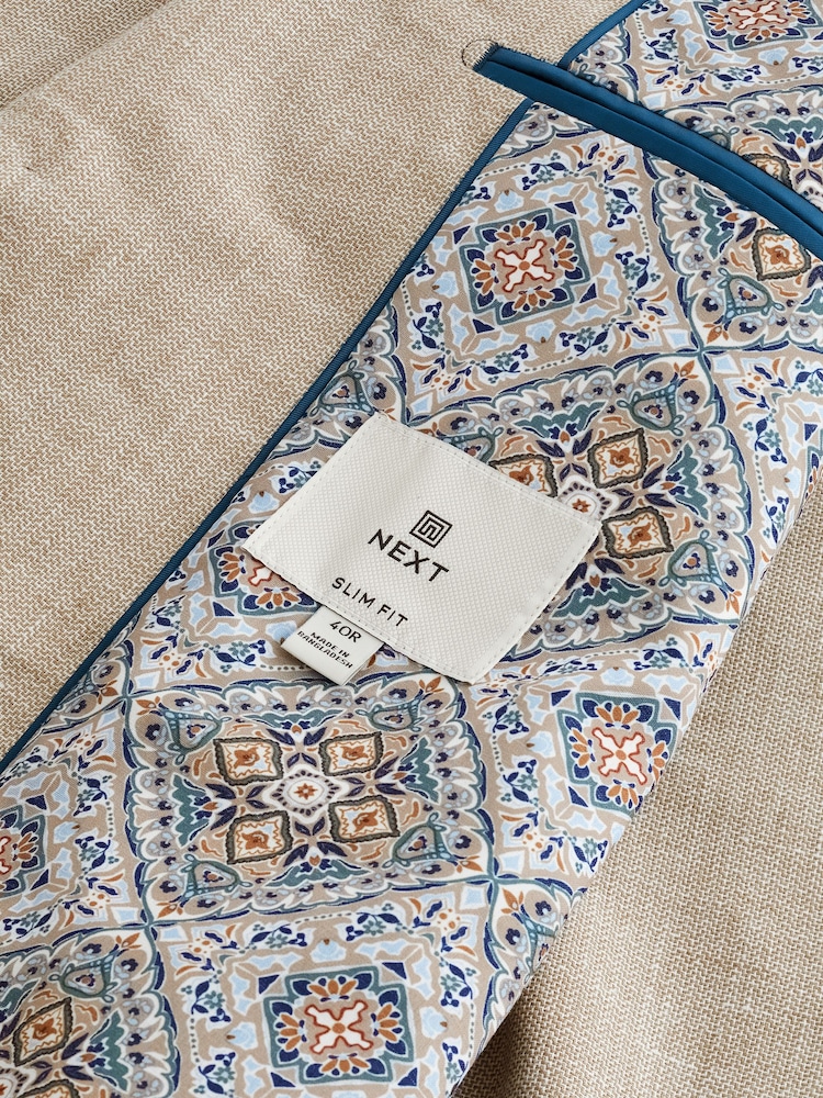 Pierre - Slim Fit (Slim Fit) - Blazer Blend en lin texturé - Image 8 of 10
