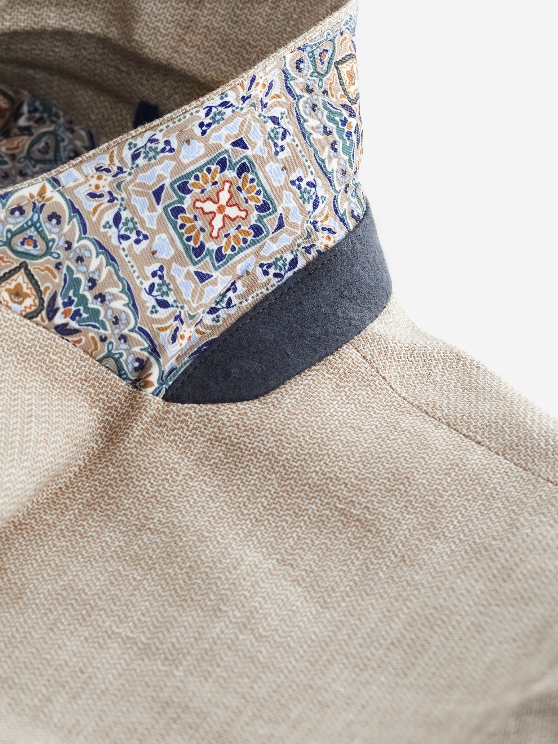 Buy Stone Slim Fit Textured Linen Blend Blazer from Next USA