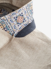 Pierre - Slim Fit (Slim Fit) - Blazer Blend en lin texturé - Image 9 de 10