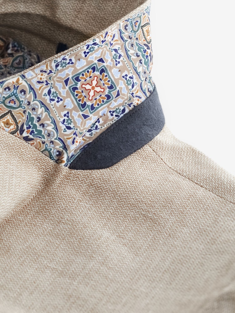 Pierre - Slim Fit (Slim Fit) - Blazer Blend en lin texturé - Image 9 of 10