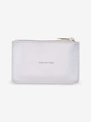 Estella Bartlett Silver Simple Floral Print Card Purse - Image 2 of 4