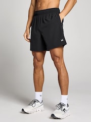 MyProtein Black 7 Inch Woven Training Shorts - Image 1 of 4