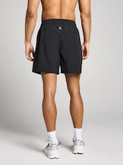 MyProtein Black 7 Inch Woven Training Shorts - Image 2 of 4