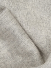 Barbour® Grey Lambswool Woven Scarf - Image 5 of 5