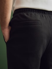 Black Smart Tapered Joggers - Image 5 of 8