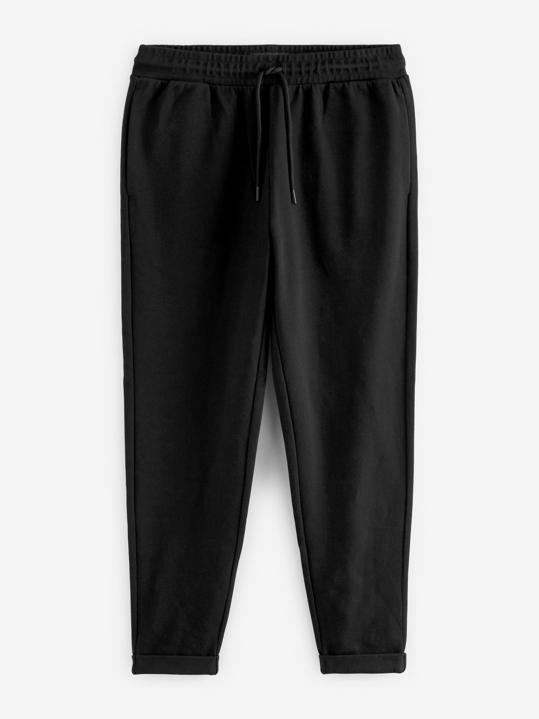 Black tapered joggers store