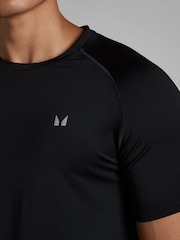 MyProtein Black Training Short Sleeve T-Shirt - Image 4 of 4
