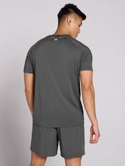 MyProtein Grey Training Short Sleeve T-Shirt - Image 3 of 4
