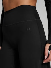 MyProtein Black Tempo Wide Leg Leggings - Image 4 of 4