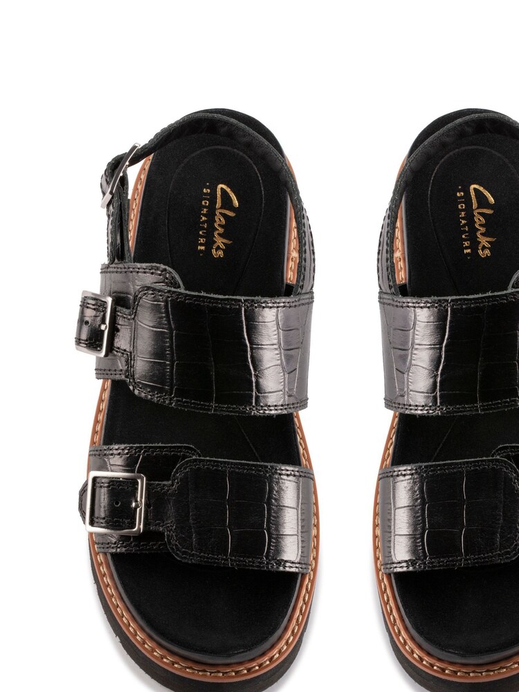 Buy Clarks Black Interest Orianna Glide Sandals from Next Ireland