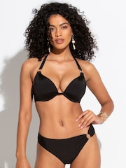 Pour Moi Black Brief Samoa Bikini Bottoms - Image 2 of 5
