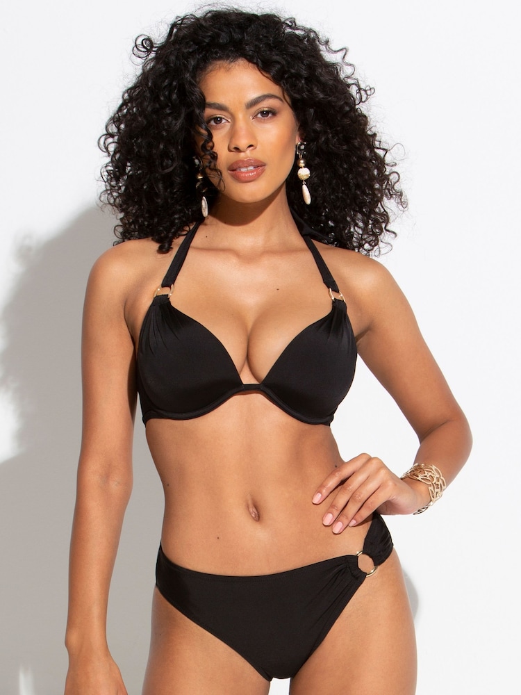 Pour Moi Black Brief Samoa Bikini Bottoms - Image 2 of 5