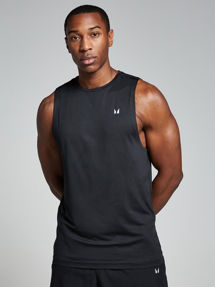 MyProtein Black Training Tank Top - Image 1 of 4 MyProtein Black Training Tank Top - Image 1 of 4