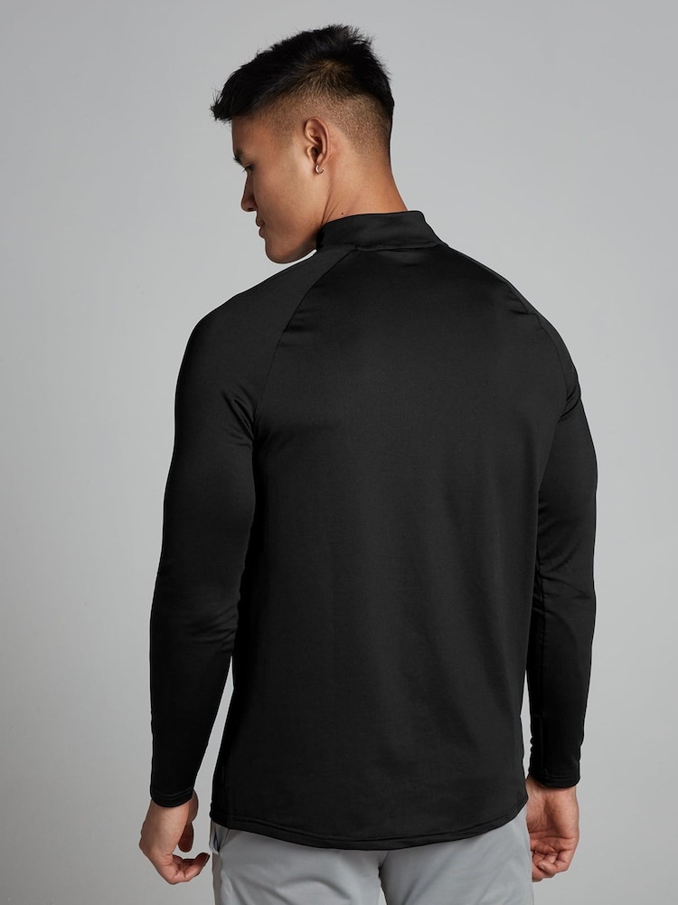 T-shirt MyProtein Training 1/4 zippé - Image 2 de 4
