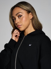 MyProtein Black Basics Zip Through Hoodie - Image 4 of 4