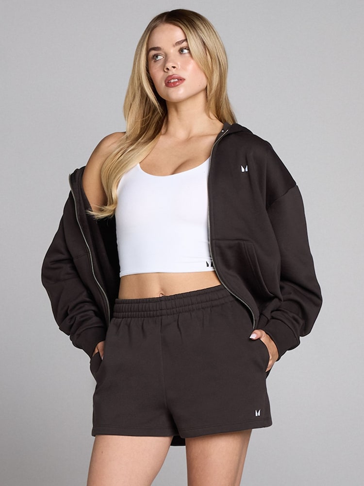 MyProtein Brown Basics Zip Through Hoodie - Image 1 of 4 MyProtein Brown Basics Zip Through Hoodie - Image 1 of 4