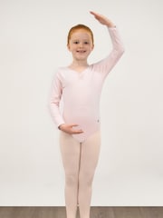 Różowy - Danskin Arabesque Ballet Long Sleeve Leotard - Image 1 of 5