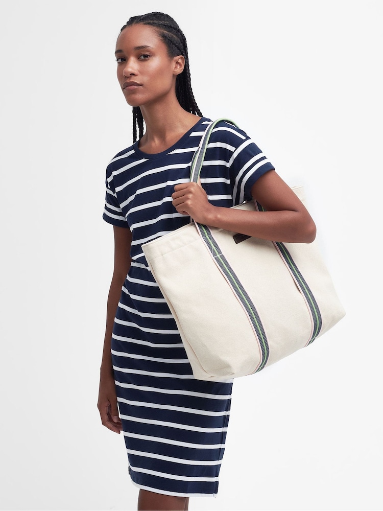 Barbour® Cream Madison Beach Tote Bag - Image 1 of 6