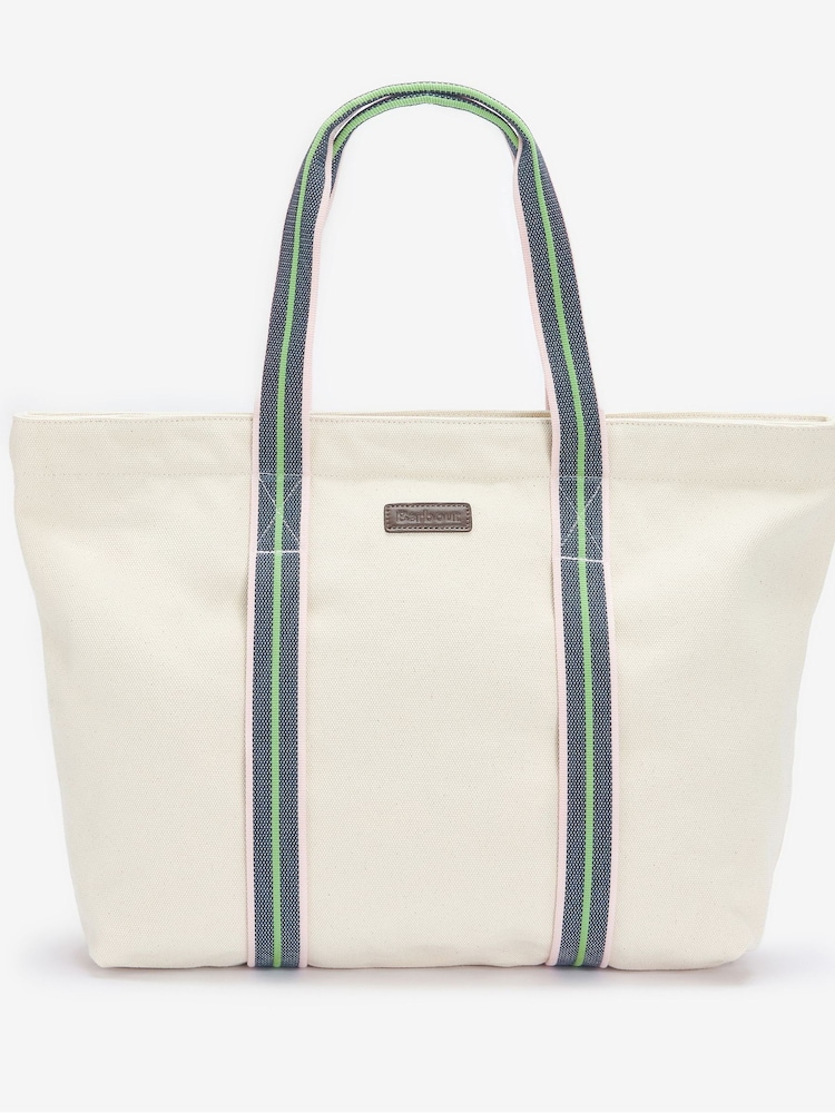 Barbour® Cream Madison Beach Tote Bag - Image 2 of 6