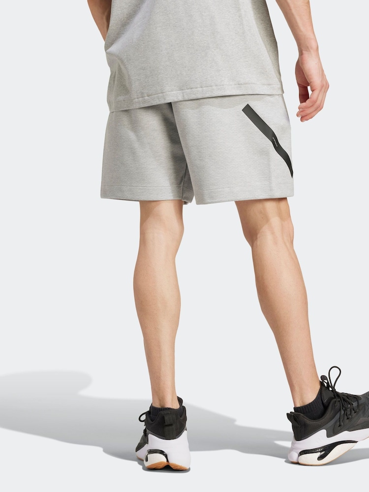 adidas Grey New Z.N.E. Shorts - Image 2 of 7