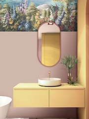 Woodchip & Magnolia Green Nirvana Border Wallpaper - Image 1 of 4