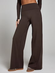 MyProtein Brown Tempo Wide Leg Leggings - Image 1 of 4