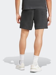 adidas Black Seasonal Essentials Melange Shorts - Image 2 of 6