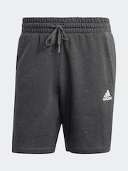 adidas Black Seasonal Essentials Melange Shorts - Image 6 of 6