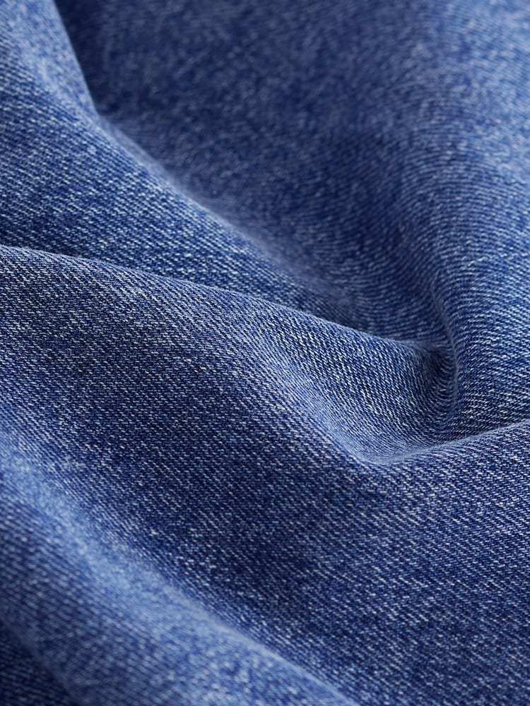 Dark Blue Fishtail Denim 100% Cotton Skirt - Image 6 of 6