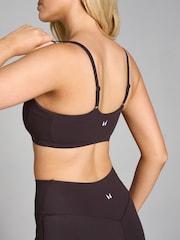 MyProtein Brown Tempo Sports Bra - Image 4 of 4
