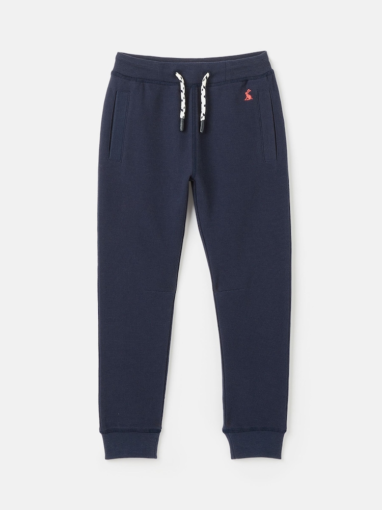 Joules Sid Navy Blue Cotton Joggers - Image 1 of 6