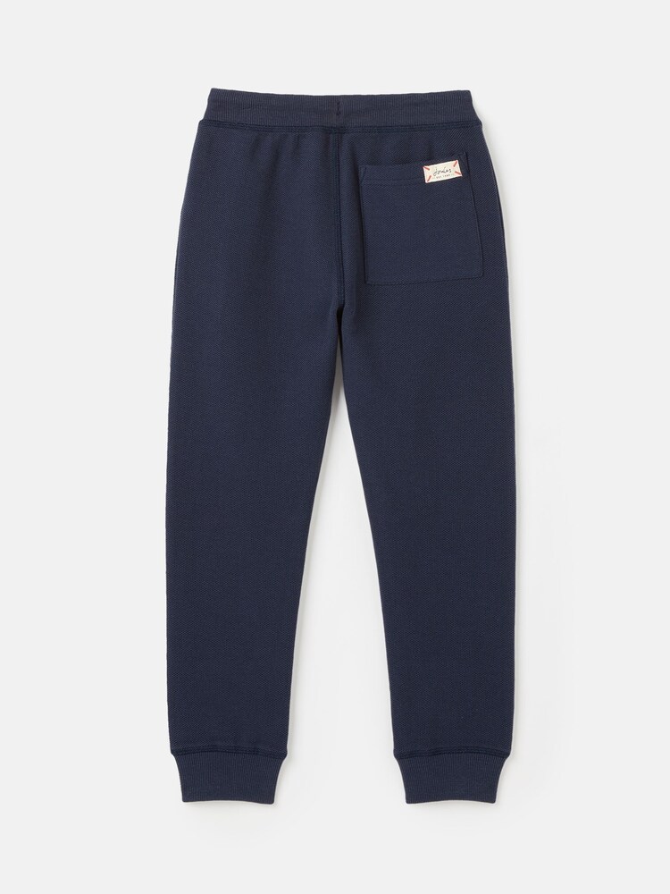 Joules Sid Navy Blue Cotton Joggers - Image 2 of 6