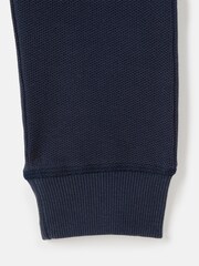 Joules Sid Navy Blue Cotton Joggers - Image 4 of 6