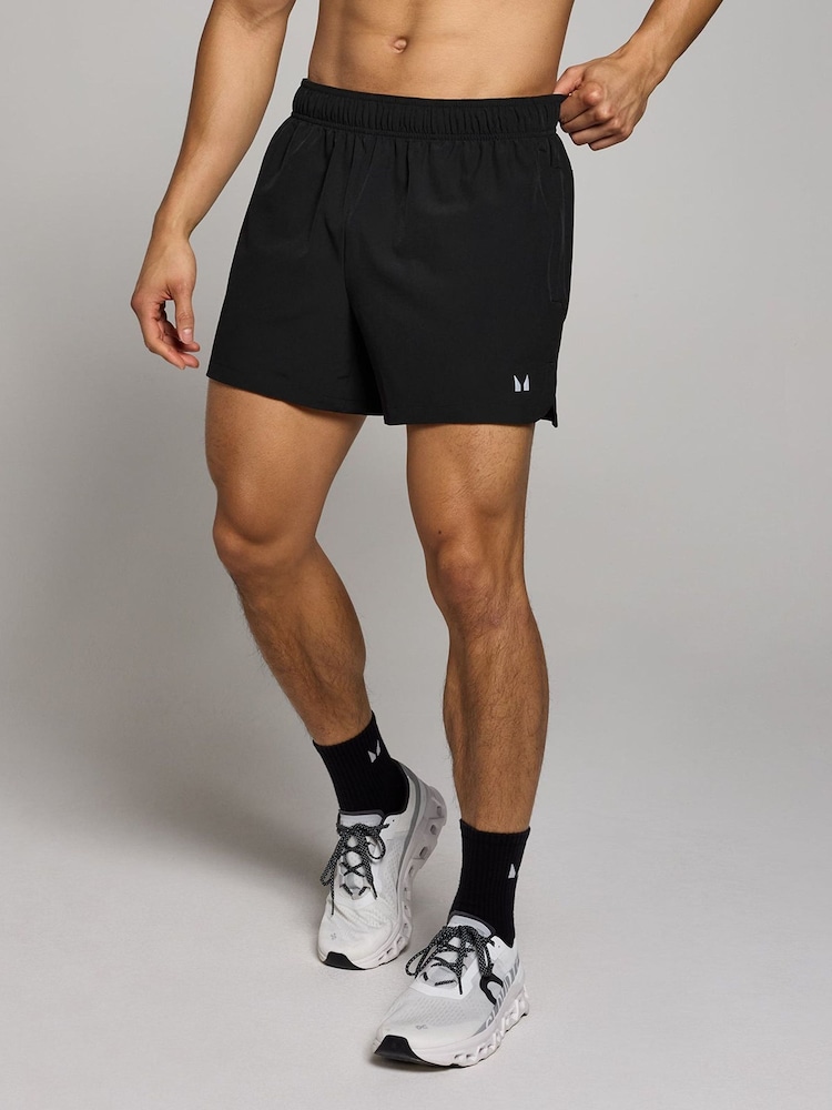 MyProtein Black 5 Inch Woven Training Shorts - Image 1 of 4 MyProtein Black 5 Inch Woven Training Shorts - Image 1 of 4