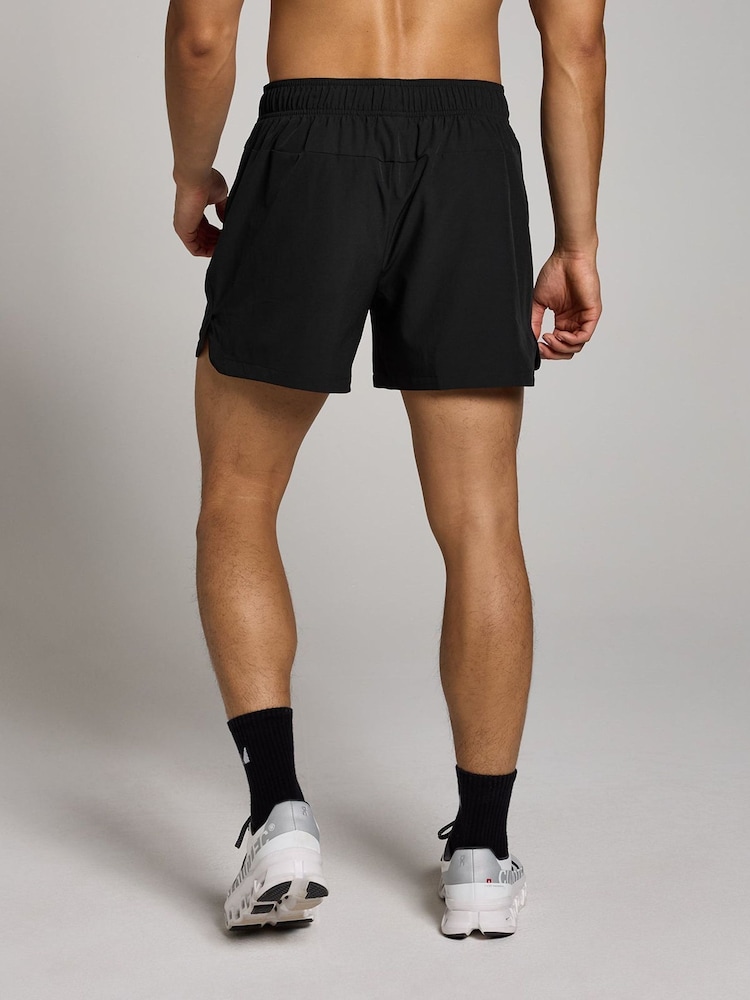 MyProtein Black 5 Inch Woven Training Shorts - Image 2 of 4 MyProtein Black 5 Inch Woven Training Shorts - Image 2 of 4