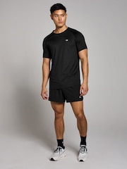 MyProtein Black 5 Inch Woven Training Shorts - Image 3 of 4