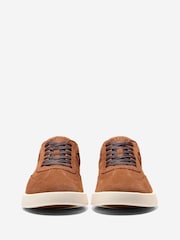 Cole Haan Brown Grand Crosscourt Tennis Trainers - Image 2 of 6