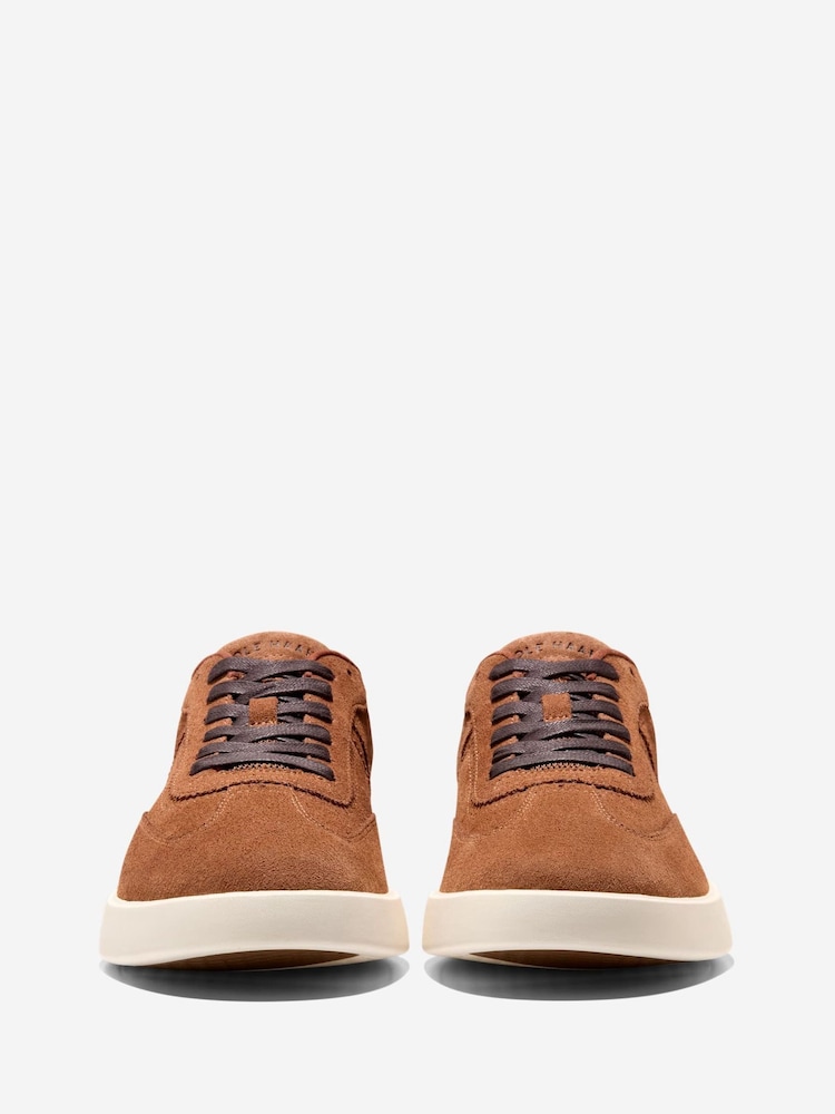Cole Haan Brown Grand Crosscourt Tennis Trainers - Image 2 of 6