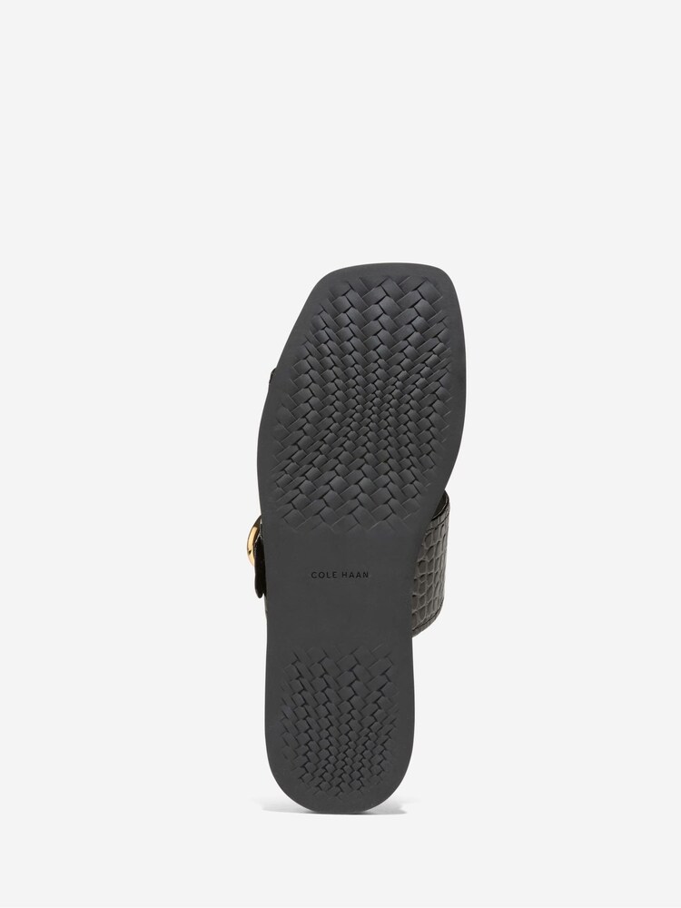 Cole Haan Black Oaklynn Double Band Footbed Sandals - Image 6 of 6