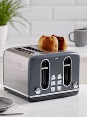 Dark Grey Electric 4 Slice Toaster - Image 1 of 6