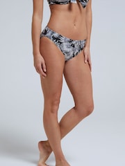 Animal Womens Blue Docks Printed Bikini Bottoms - Image 1 of 6