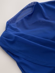 ខៀវ cobalt - អាវ​ស្បៃ​ស្មា​ម្ខាង - រូបភាព 7 នៃ 8