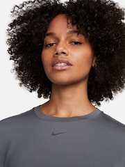 Nike Grey One Classic Dri-FIT Short Sleeve Top - Image 3 of 8