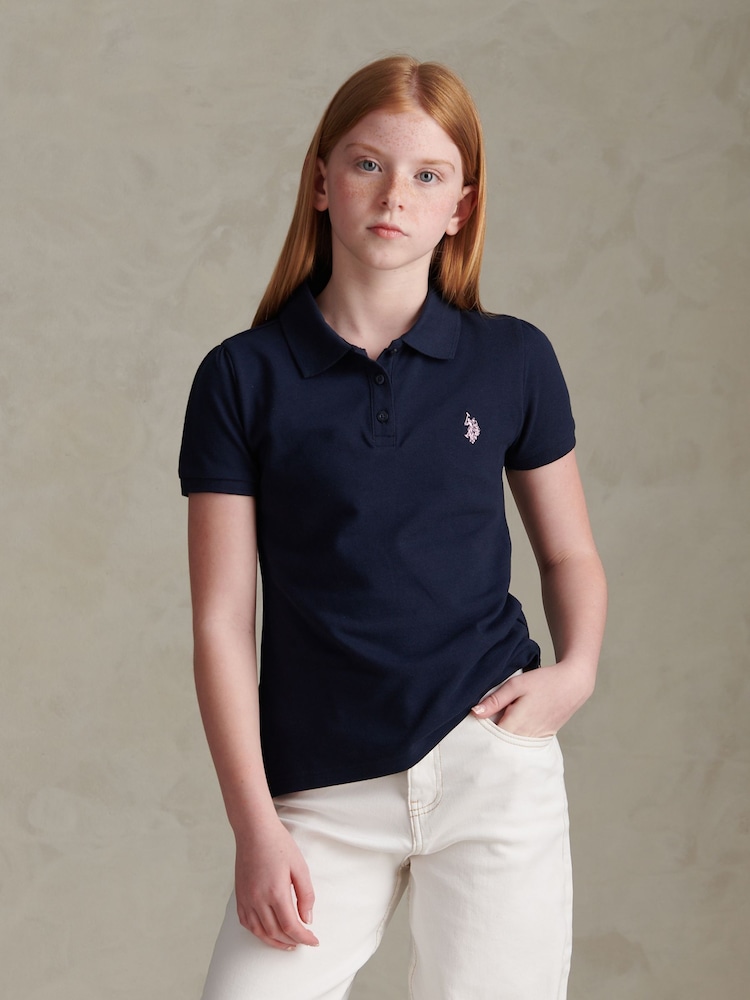 U.S. Polo Assn. Blue Regular Polo Top - Image 1 of 7 U.S. Polo Assn. Blue Regular Polo Top - Image 1 of 7